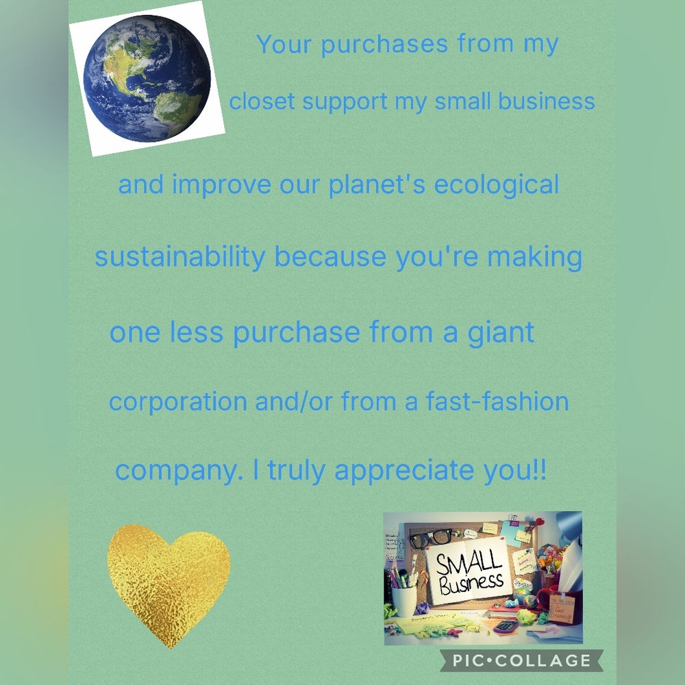 Support Small Business Eco-Friendly Poster